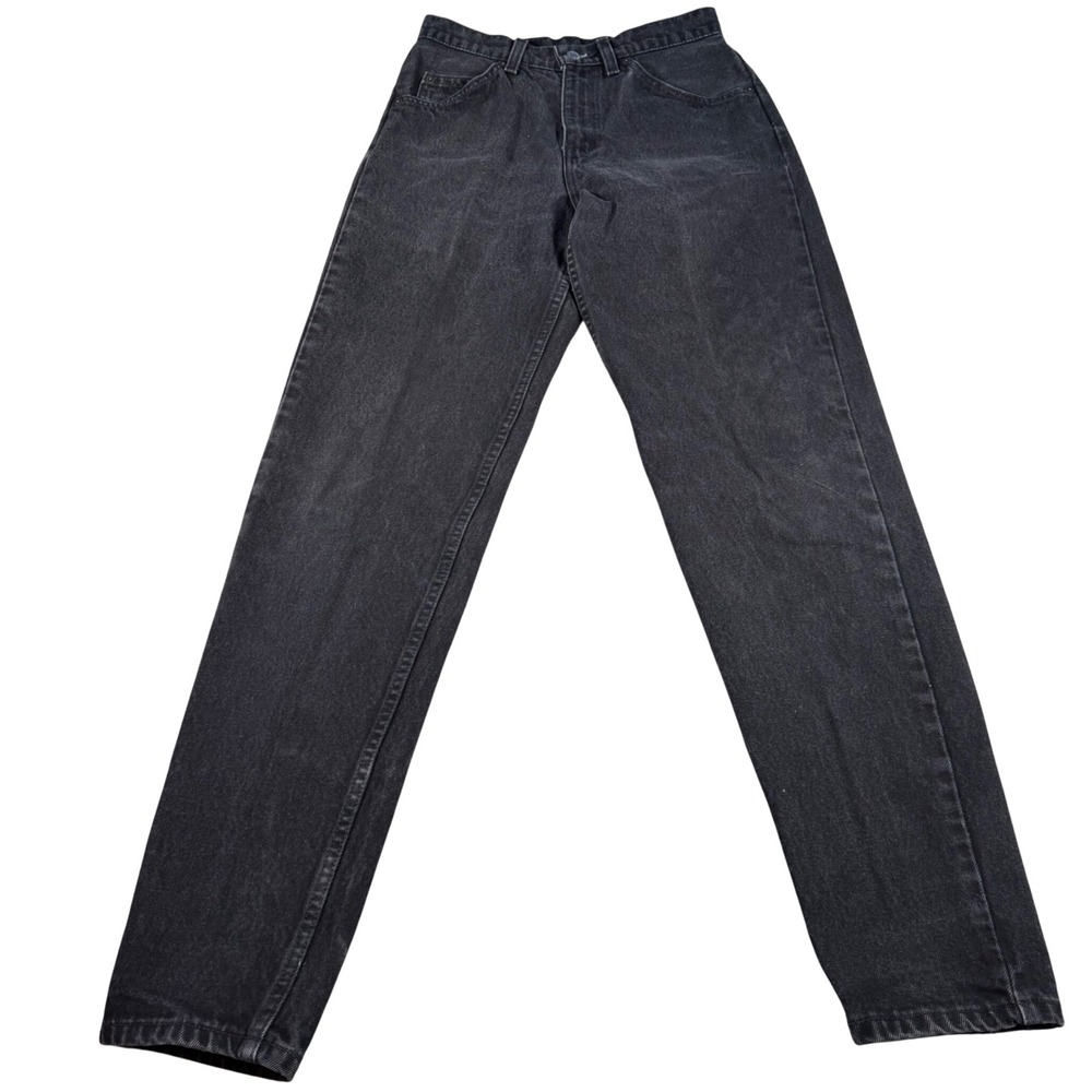 Levis 962 Jeans Women 7 Med (27 x32) Faded Black Vintage USA Orange Tab Tapered